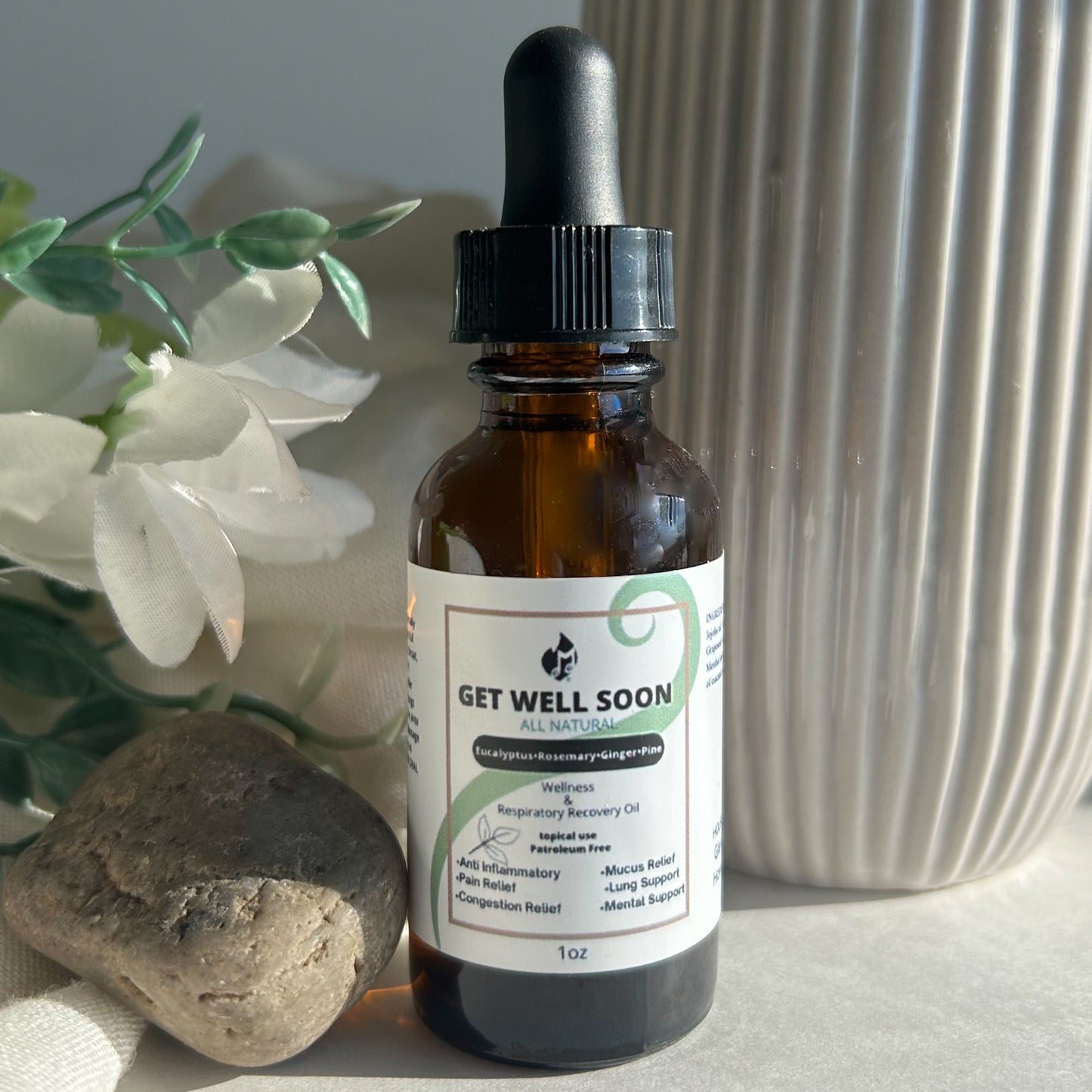 GET WELL SOON oil wellness, pain & respiratory recovery oil