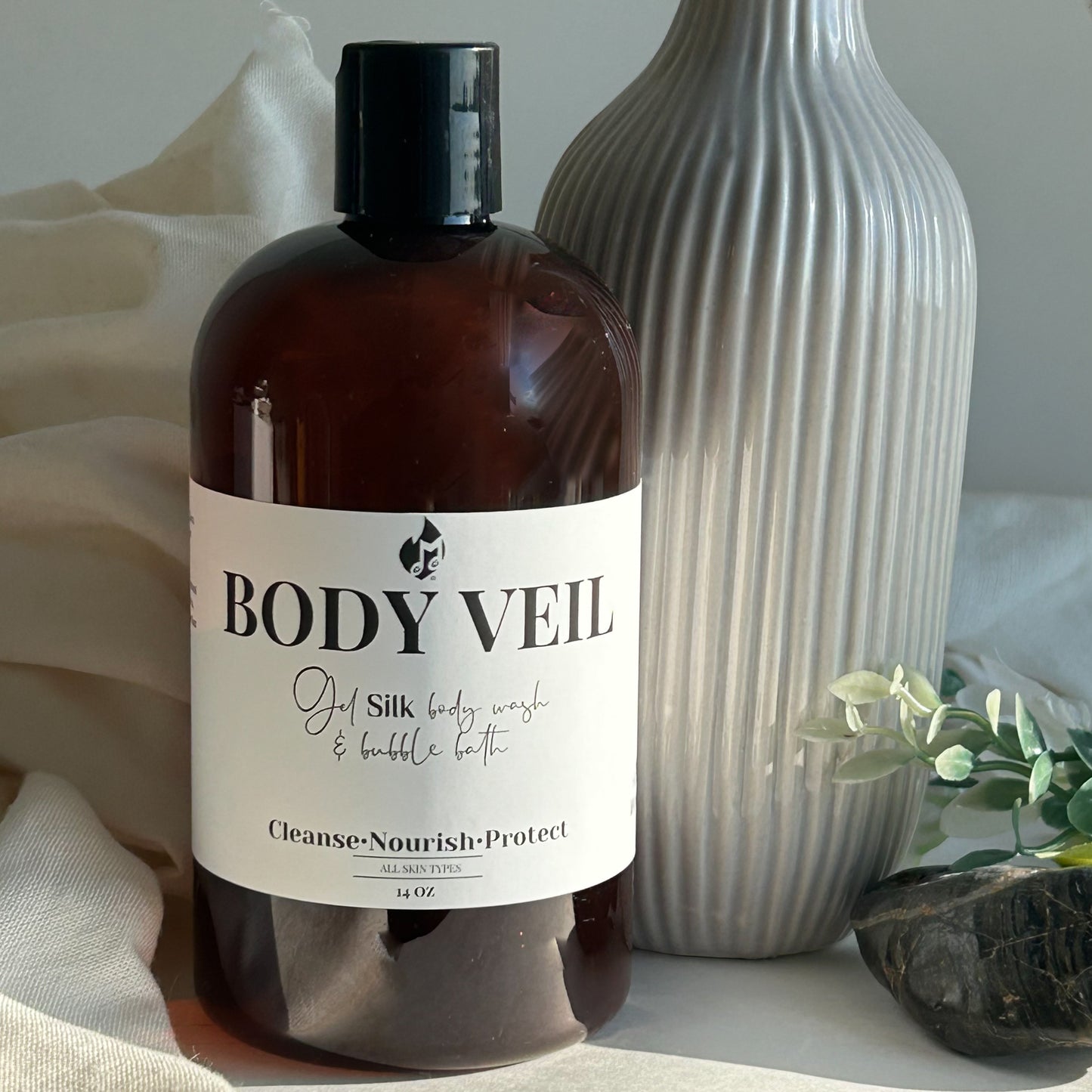 BODY VEIL gel silk body wash & bubble bath