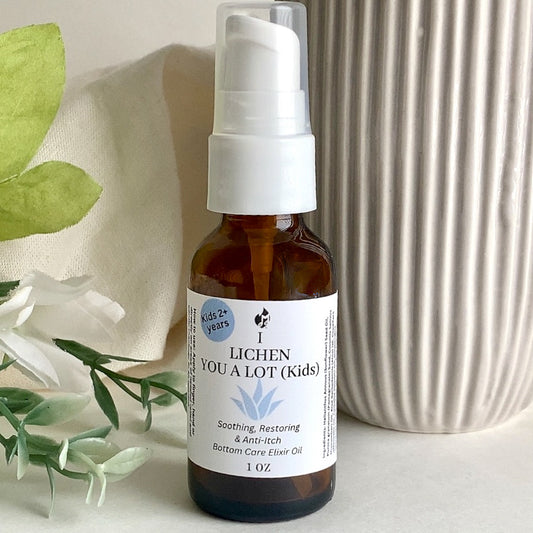 I LICHEN YOU A LOT (Kids) Soothing, Anti-Itch & Restoring Bottom Care Elixir Oil