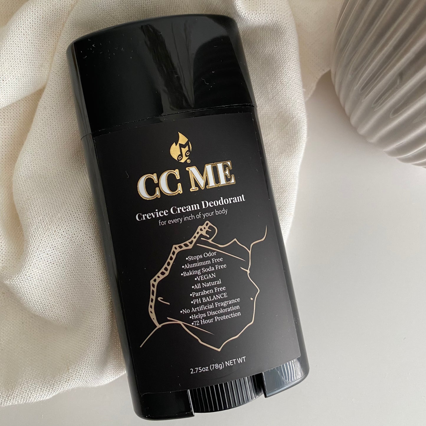 CC ME Crevice Cream Natural Body Deodorant for Private Parts & Underarms